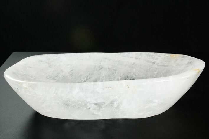 Polished Clear Quartz Bowl - Madagascar #355298